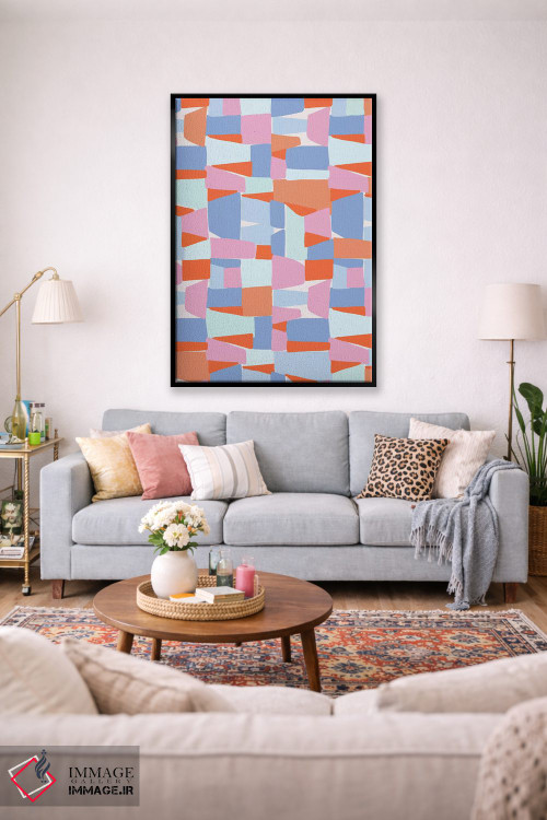 تابلو انتزاعی تغییرشکل دهنده ۵ اثر نادیا حسن - D1B