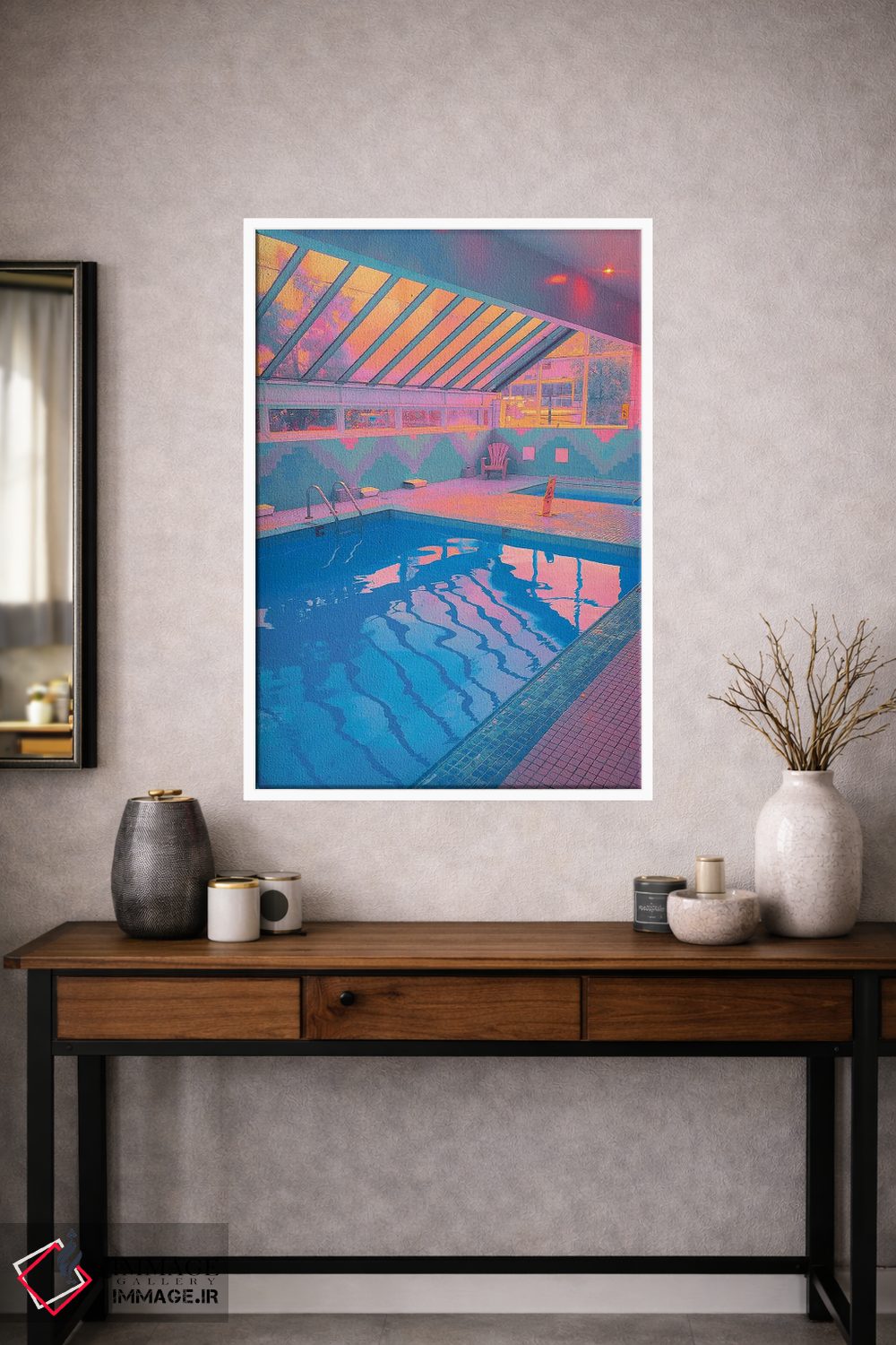 تابلو دکوراتیو ساعت ۹:۰۱ صبح اثر نیتن هد - D1W