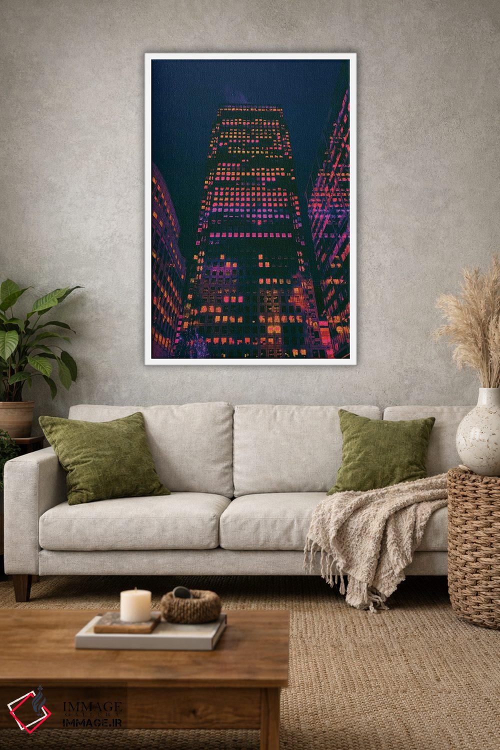 تابلو دکوراتیو دلداده شهر اثر نیتن هد - D1W