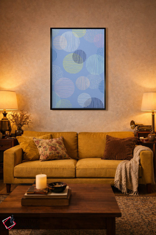 تابلو انتزاعی تغییرشکل دهنده ۴ اثر نادیا حسن - D5B