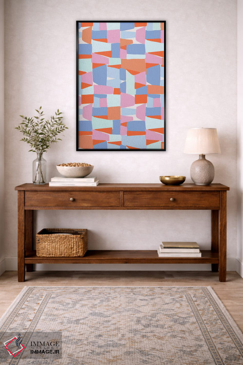 تابلو انتزاعی تغییرشکل دهنده ۵ اثر نادیا حسن - D4B