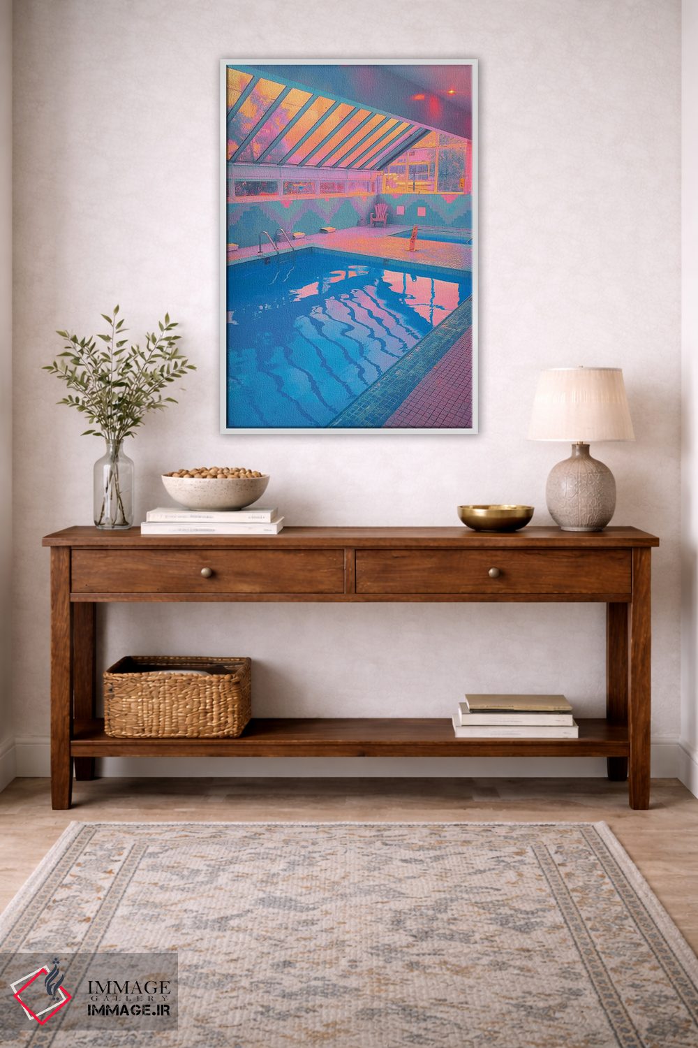 تابلو دکوراتیو ساعت ۹:۰۱ صبح اثر نیتن هد - D3W