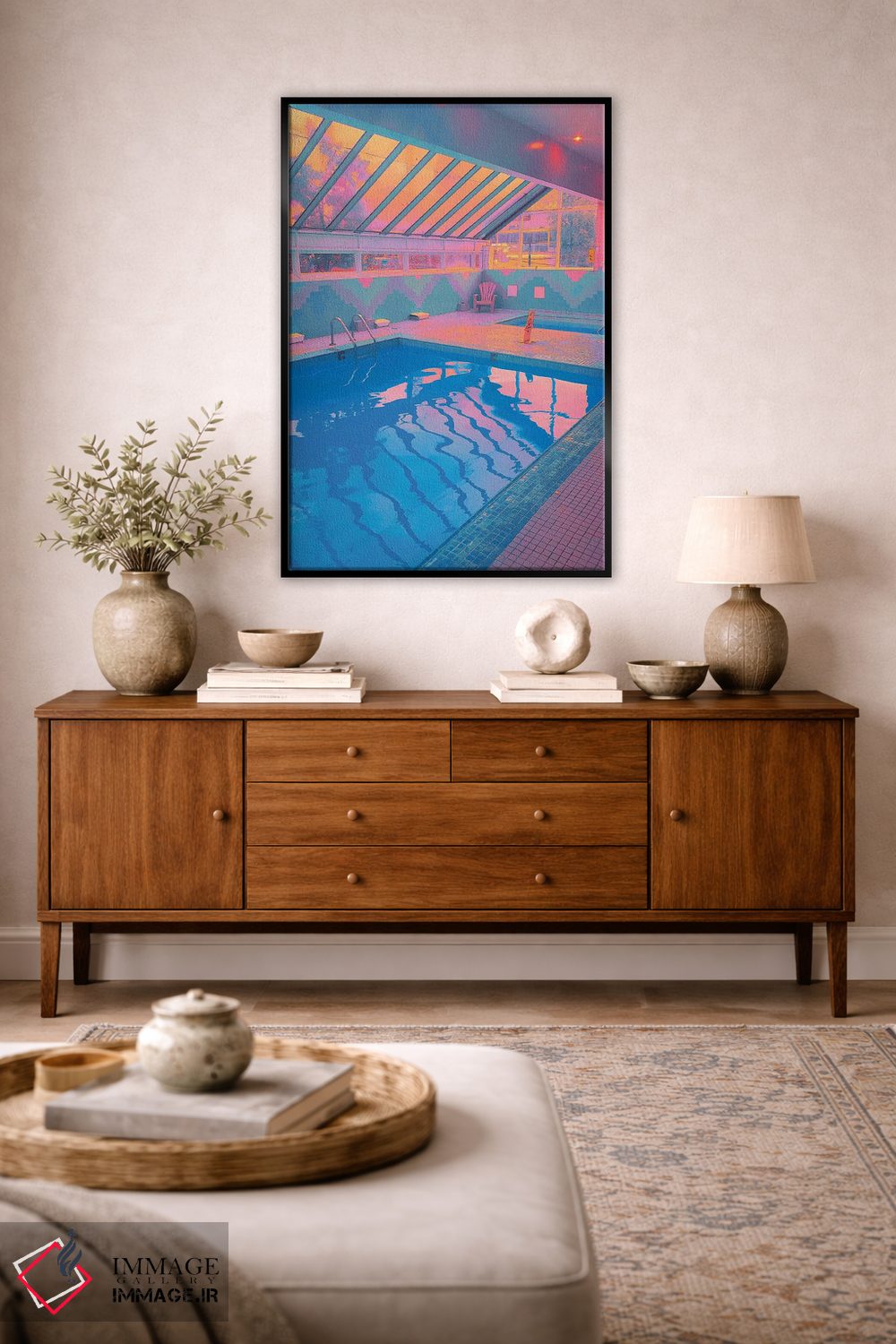 تابلو دکوراتیو ساعت ۹:۰۱ صبح اثر نیتن هد - D4B