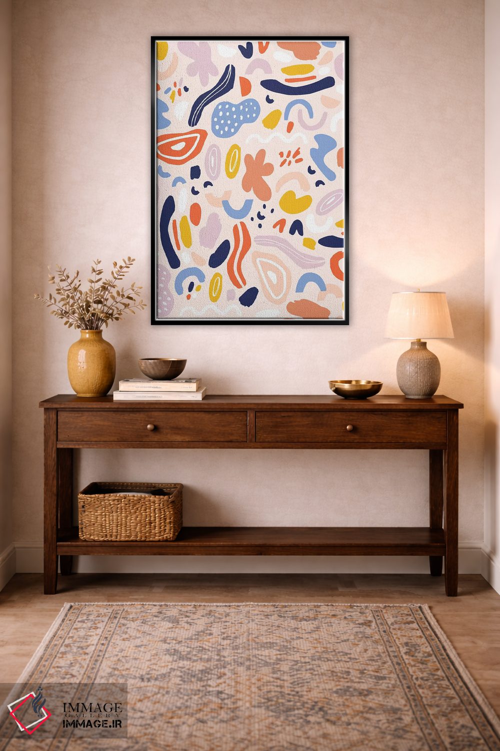 تابلو انتزاعی تغییرشکل دهنده ۶ اثر نادیا حسن - D3B