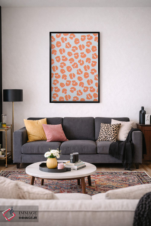 تابلو انتزاعی پناهگاه بوهمیایی ۴ اثر نادیا حسن - D3B