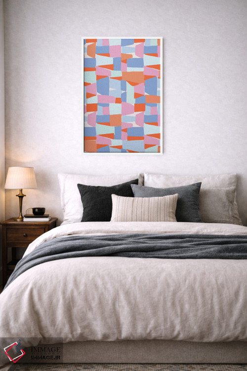 تابلو انتزاعی تغییرشکل دهنده ۵ اثر نادیا حسن - D6W