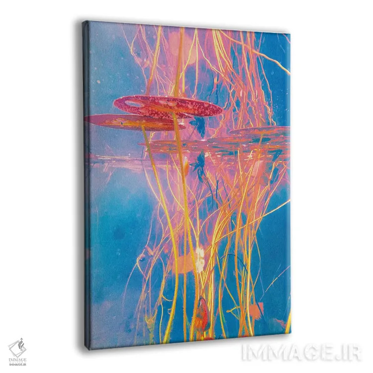 تابلو دکوراتیو اکوسیستماتیک اثر نیتن هد - نمای پرسپکتیو محصول