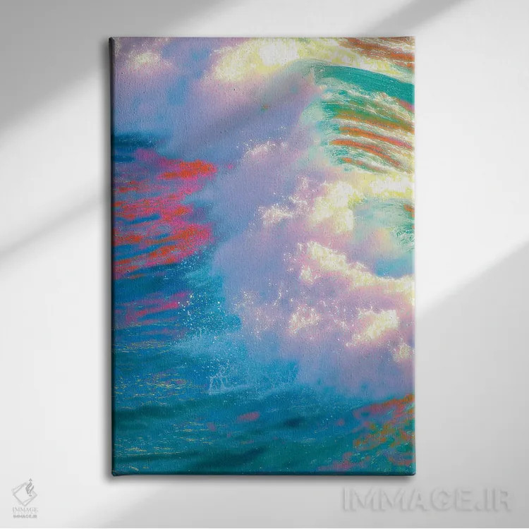 تابلو دکوراتیو دل و جان اثر نیتن هد - نمای روبهرو روی دیوار