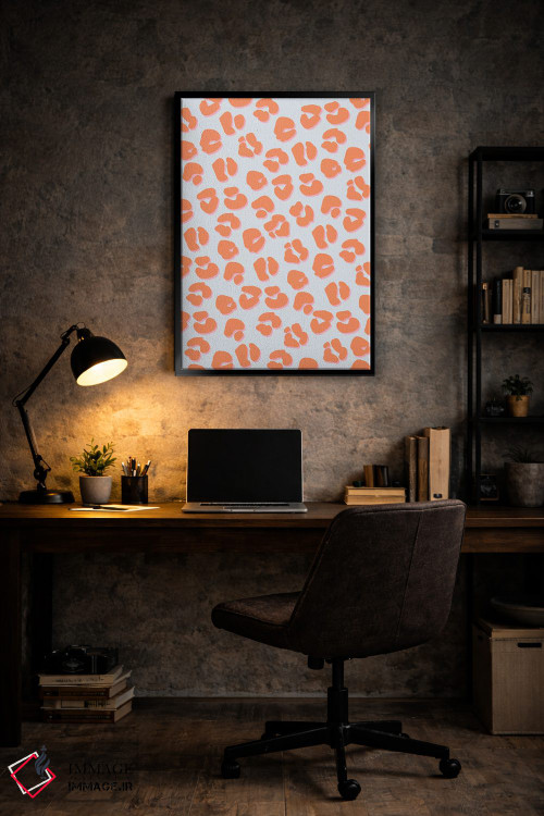 تابلو انتزاعی پناهگاه بوهمیایی ۴ اثر نادیا حسن - D6B