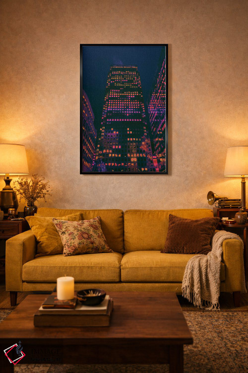 تابلو دکوراتیو دلداده شهر اثر نیتن هد - D5B