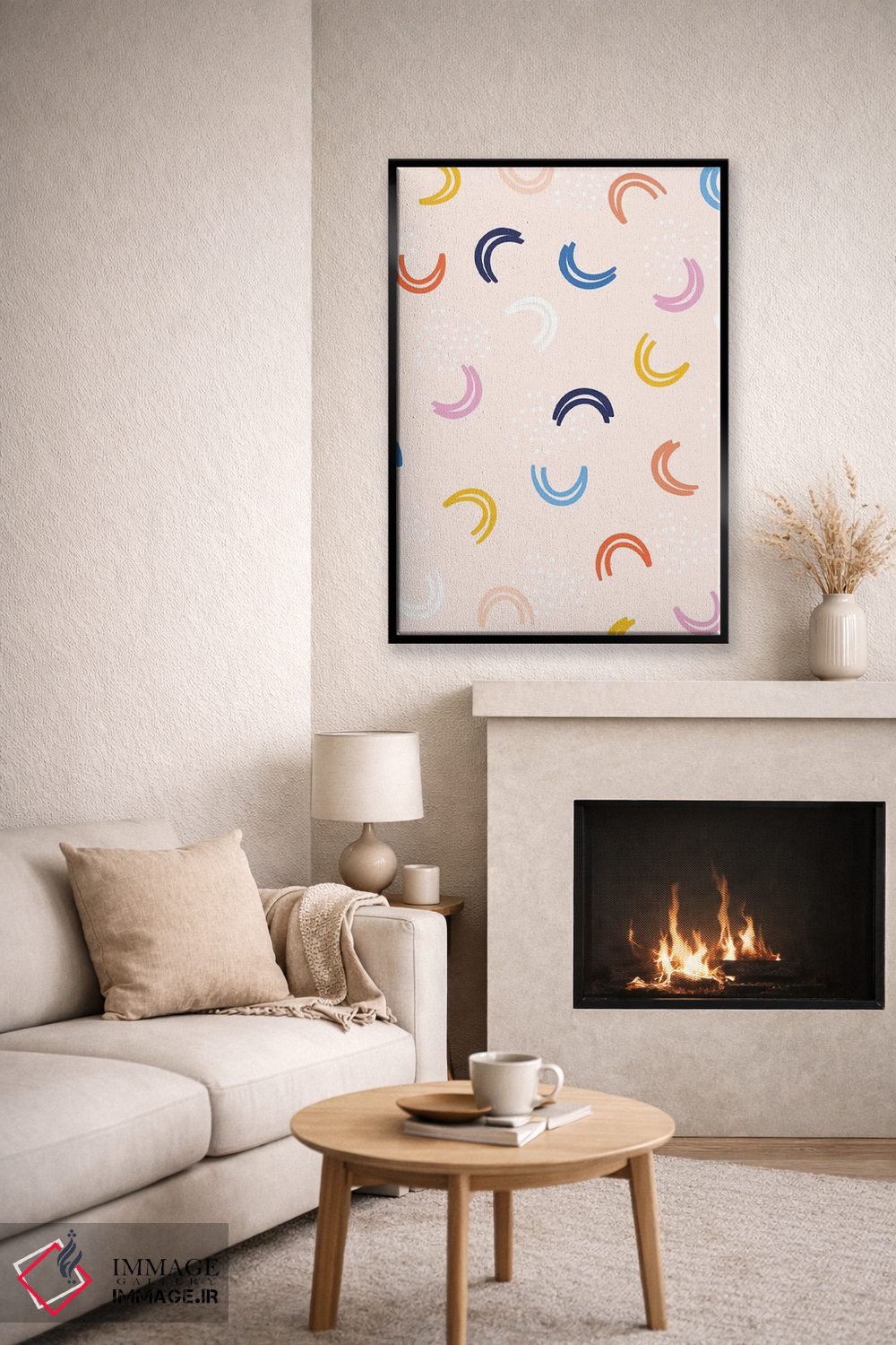 تابلو انتزاعی تغییرشکل دهنده ۷ اثر نادیا حسن - D6B