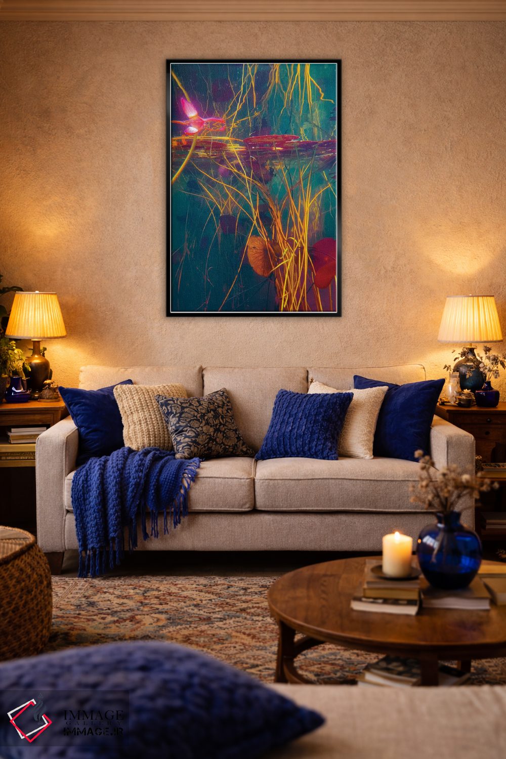 تابلو انتزاعی تزریق وریدی اثر نیتن هد - D4B