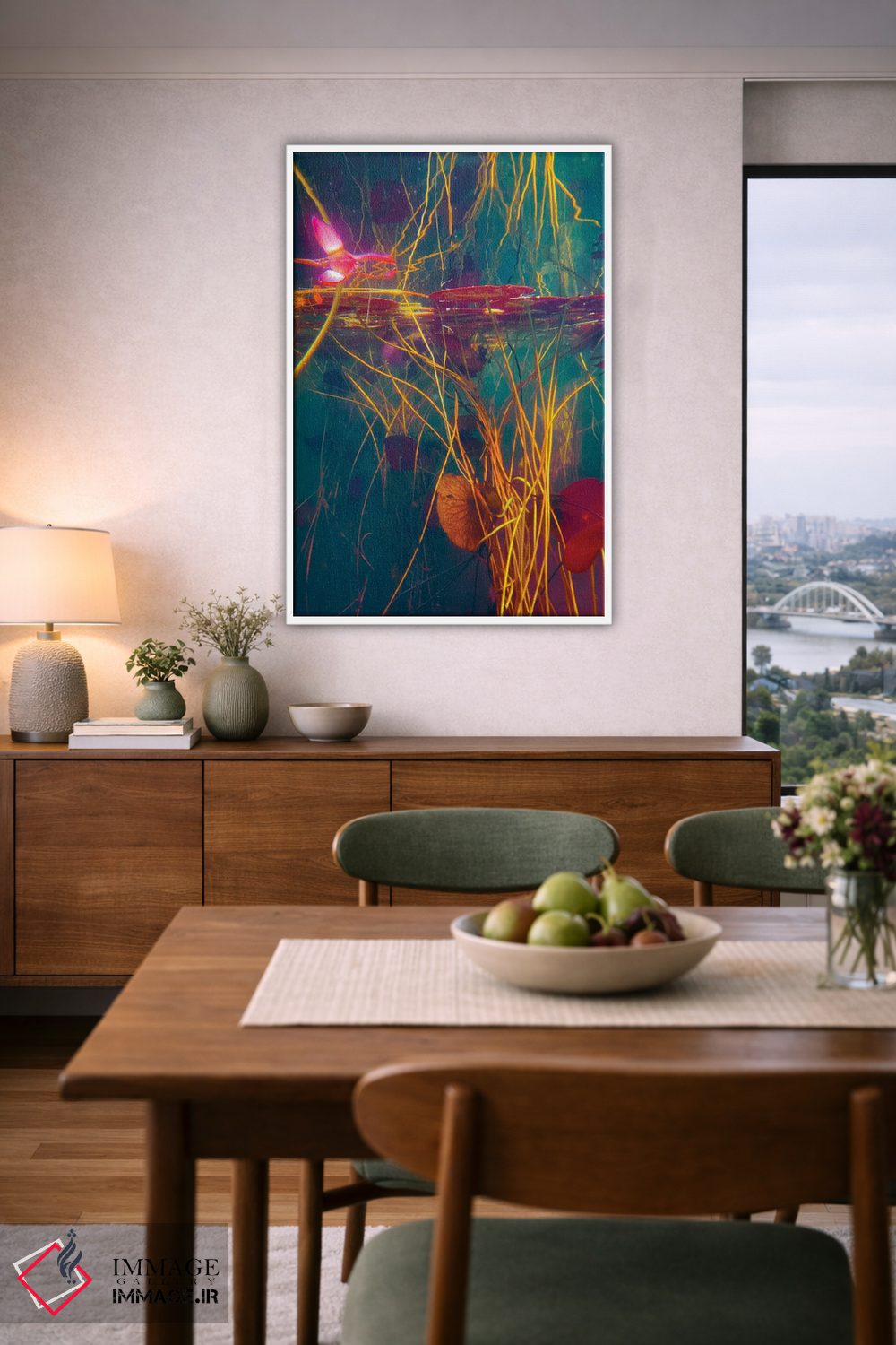 تابلو انتزاعی تزریق وریدی اثر نیتن هد - D6W