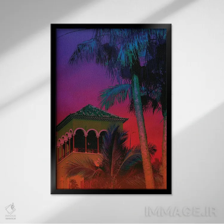 تابلو دکوراتیو کابوس رویایی اثر نیتن هد - نمای قابدار مشکی