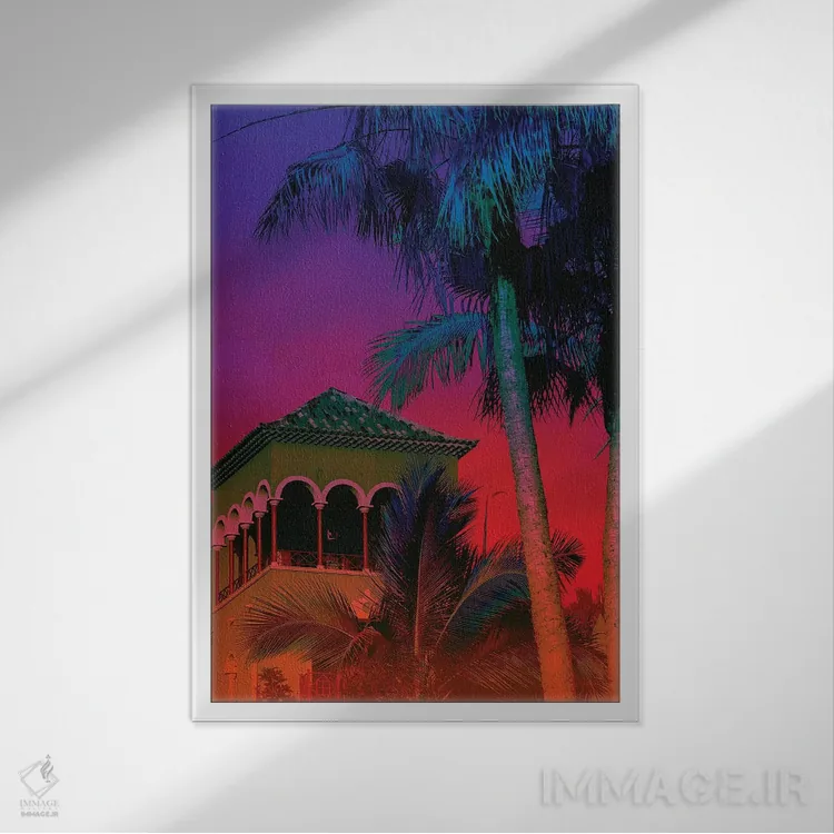 تابلو دکوراتیو کابوس رویایی اثر نیتن هد - نمای قابدار سفید