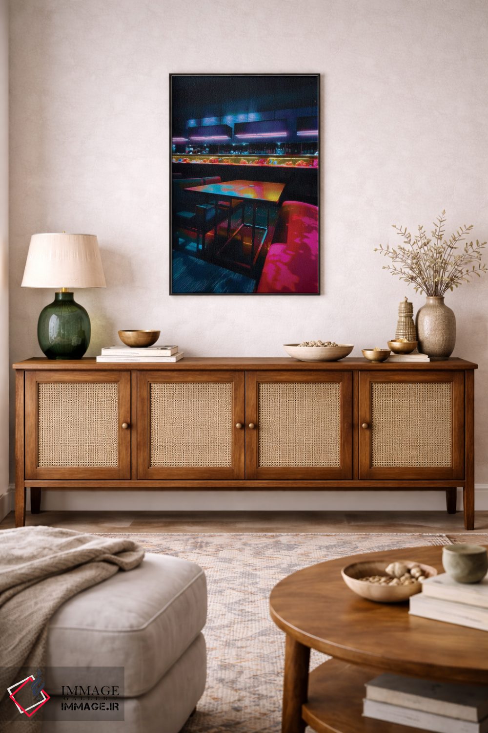 تابلو دکوراتیو نئو نوآر اثر نیتن هد - D3B