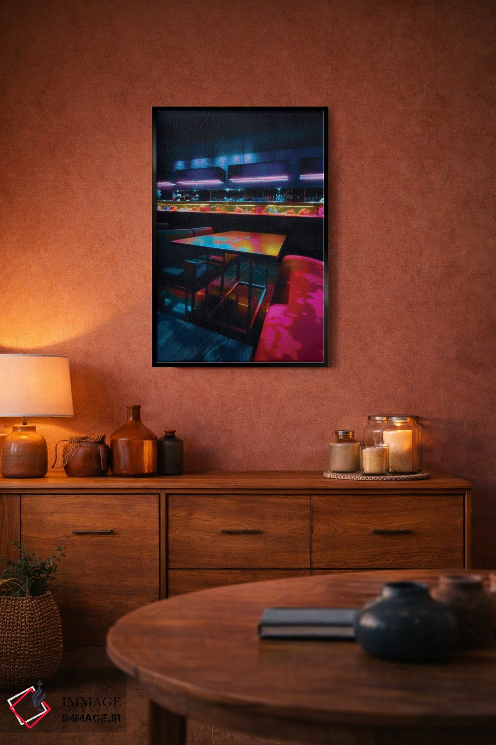 تابلو دکوراتیو نئو نوآر اثر نیتن هد - D5B