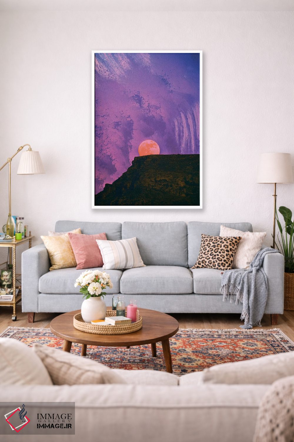 تابلو دکوراتیو خشم نپتون اثر نیتن هد - D1W