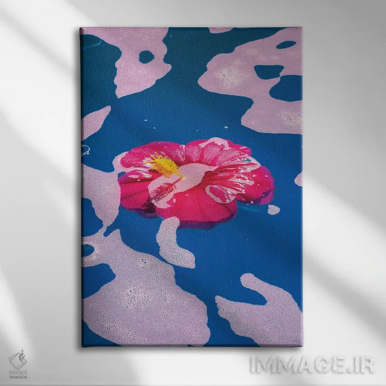 تابلو دکوراتیو رودخانه تنبل اثر نیتن هد - نمای روبهرو روی دیوار