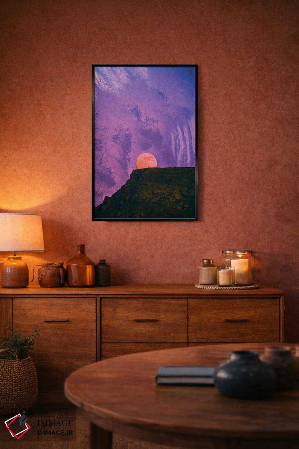 تابلو دکوراتیو خشم نپتون اثر نیتن هد - D4B