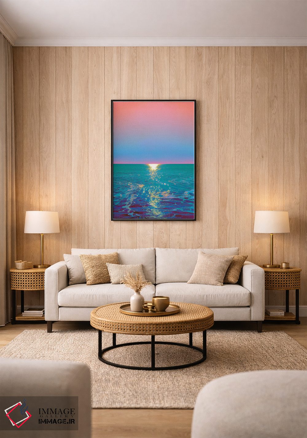 تابلو دکوراتیو افق کیهانی اثر نیتن هد - D1B