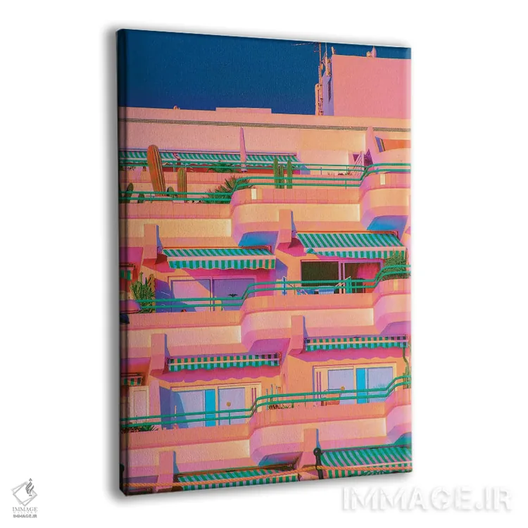 تابلو دکوراتیو قصر هلو اثر نیتن هد - نمای پرسپکتیو محصول