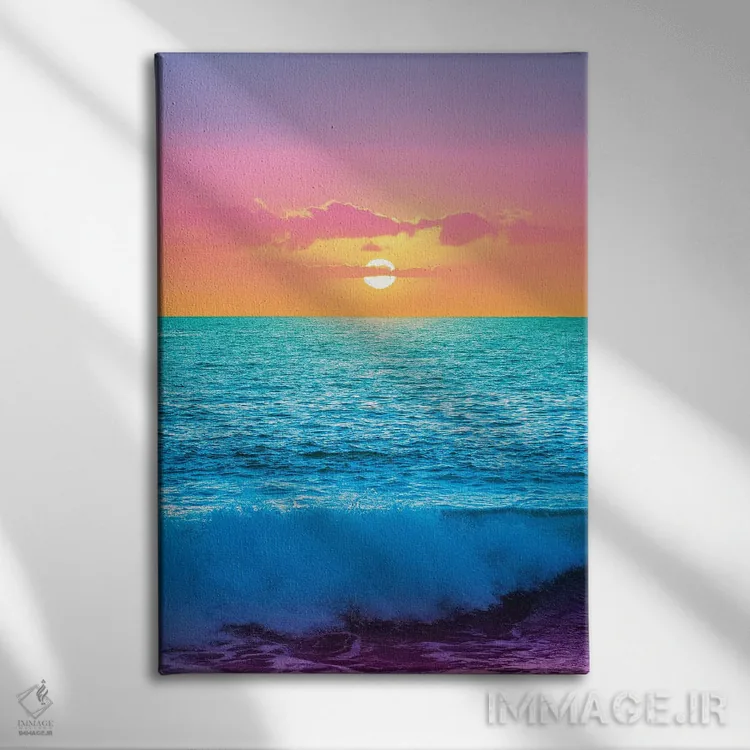 تابلو دکوراتیو خالص ترین شکل اثر نیتن هد - نمای روبهرو روی دیوار