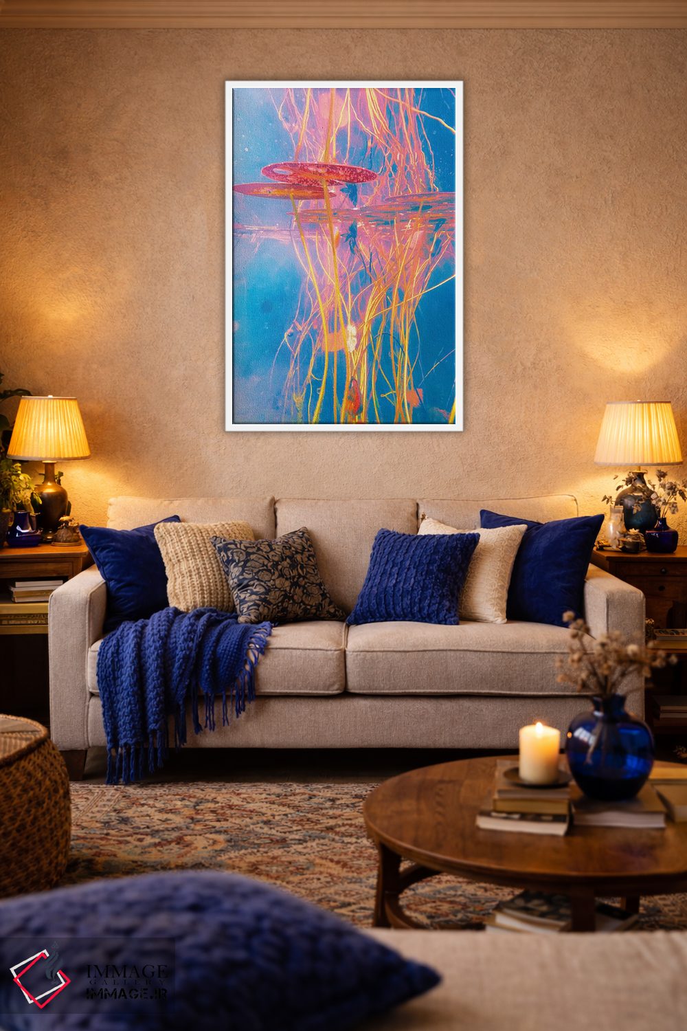 تابلو دکوراتیو اکوسیستماتیک اثر نیتن هد - D2W