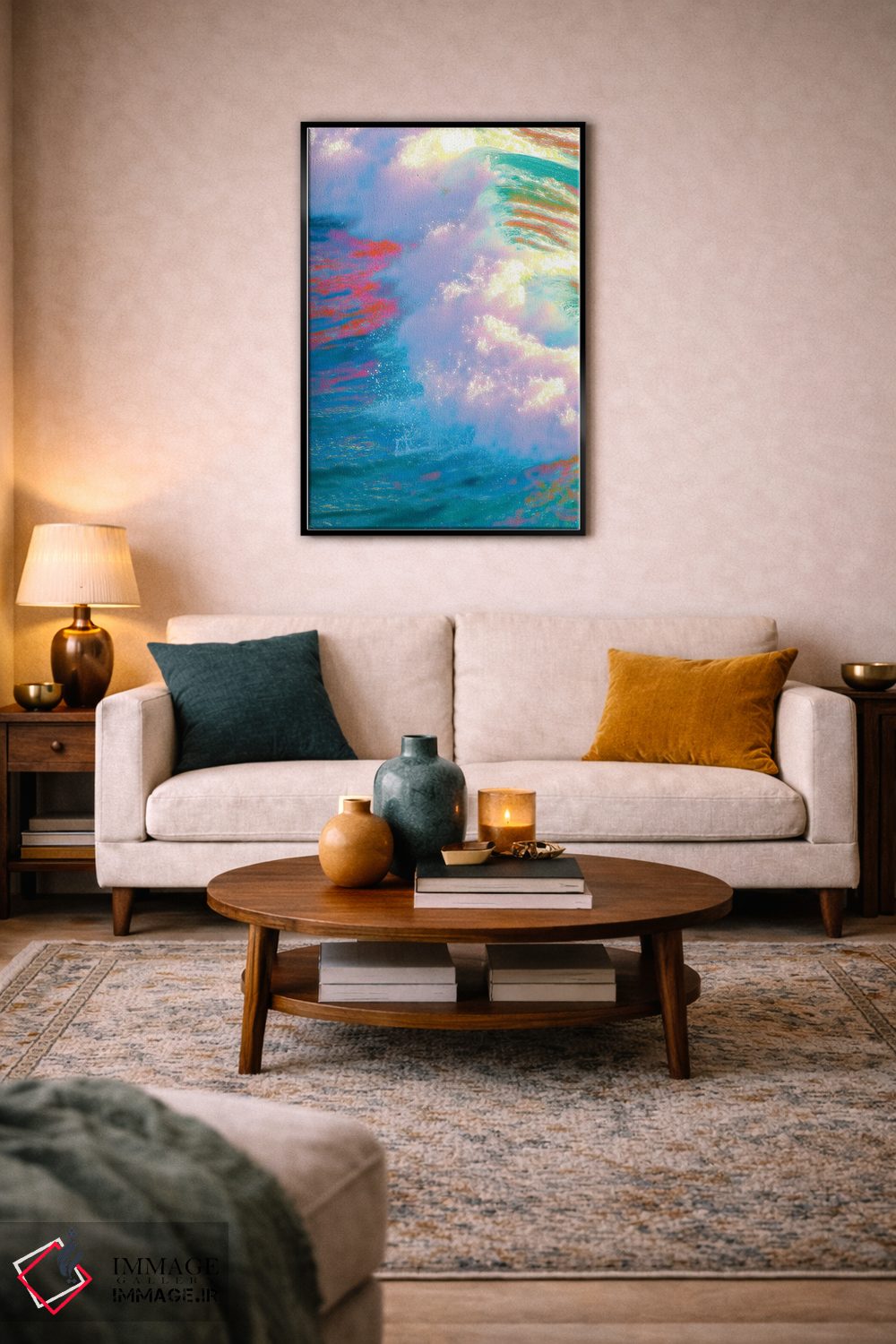 تابلو دکوراتیو دل و جان اثر نیتن هد - D6B