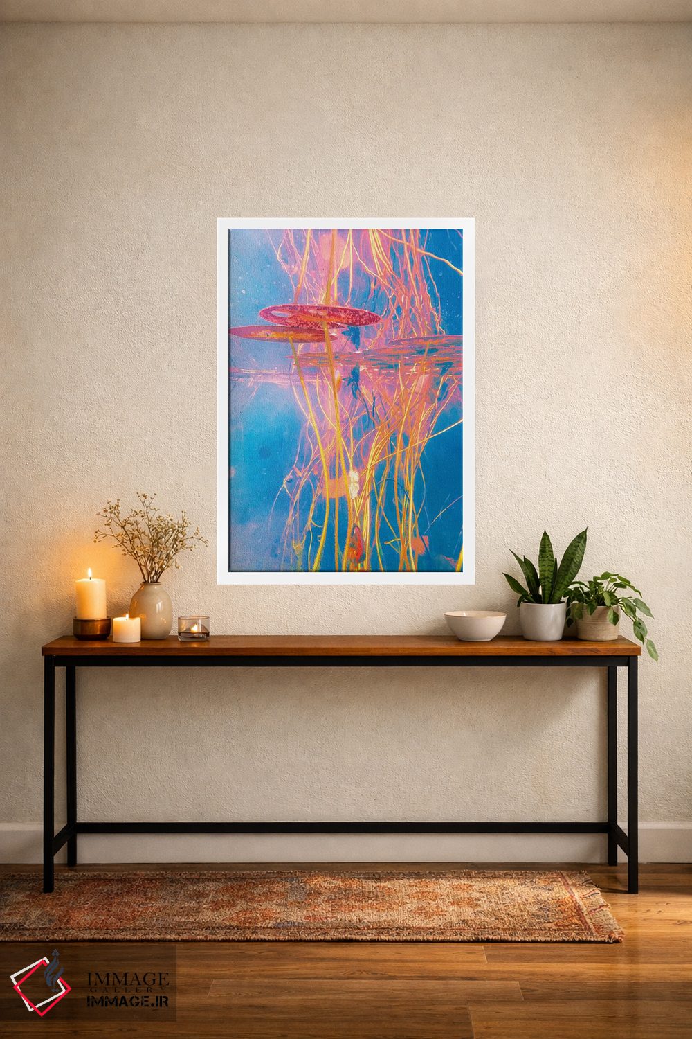 تابلو دکوراتیو اکوسیستماتیک اثر نیتن هد - D3W