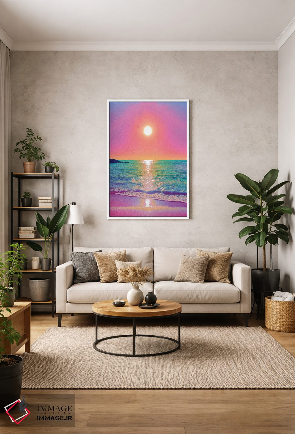 تابلو دکوراتیو درخشندگی منشوری اثر نیتن هد - D1W