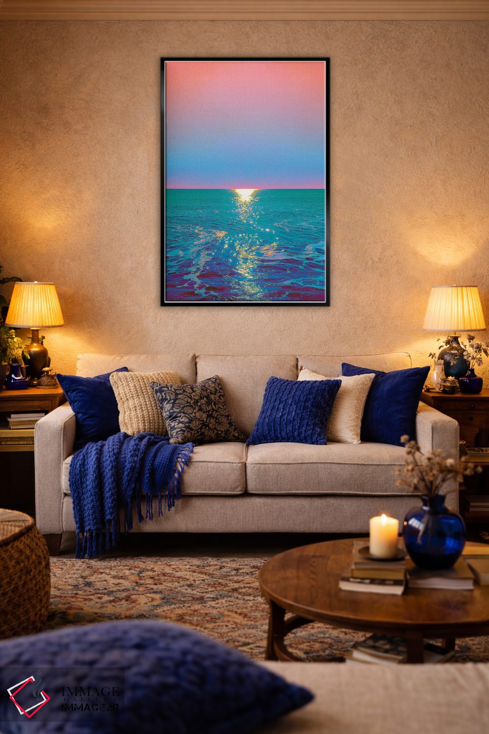 تابلو دکوراتیو افق کیهانی اثر نیتن هد - D4B