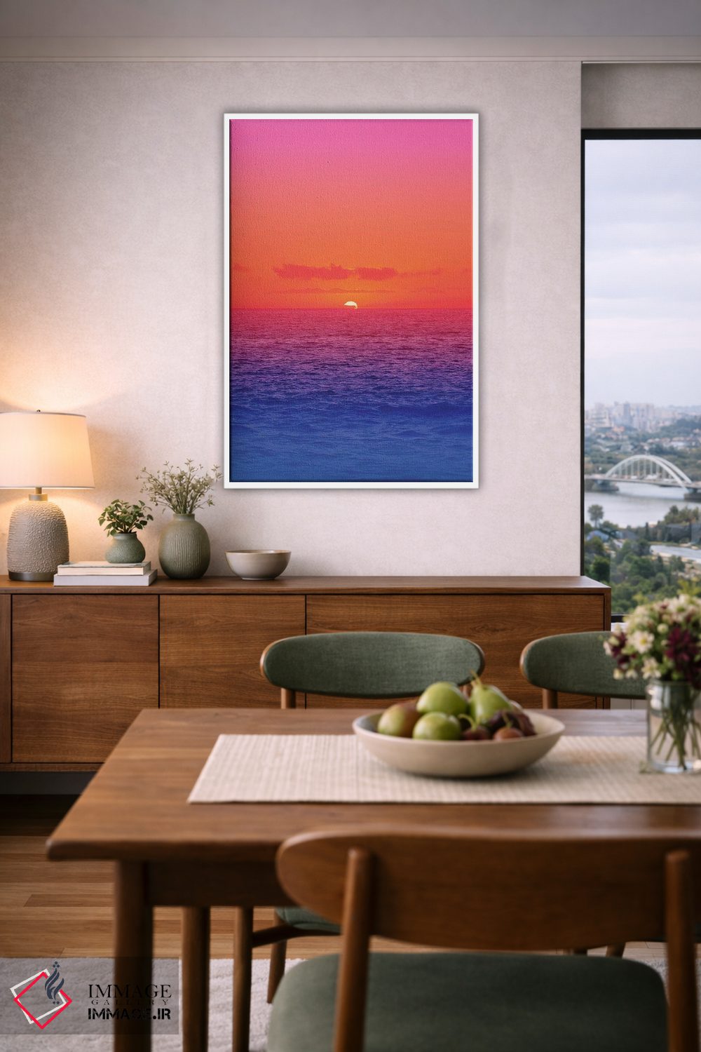 تابلو دکوراتیو پایان فصل اثر نیتن هد - D5W