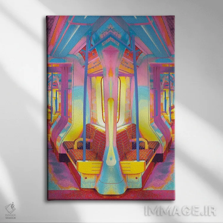 تابلو دکوراتیو مقصد مشترک اثر نیتن هد - نمای روبهرو روی دیوار