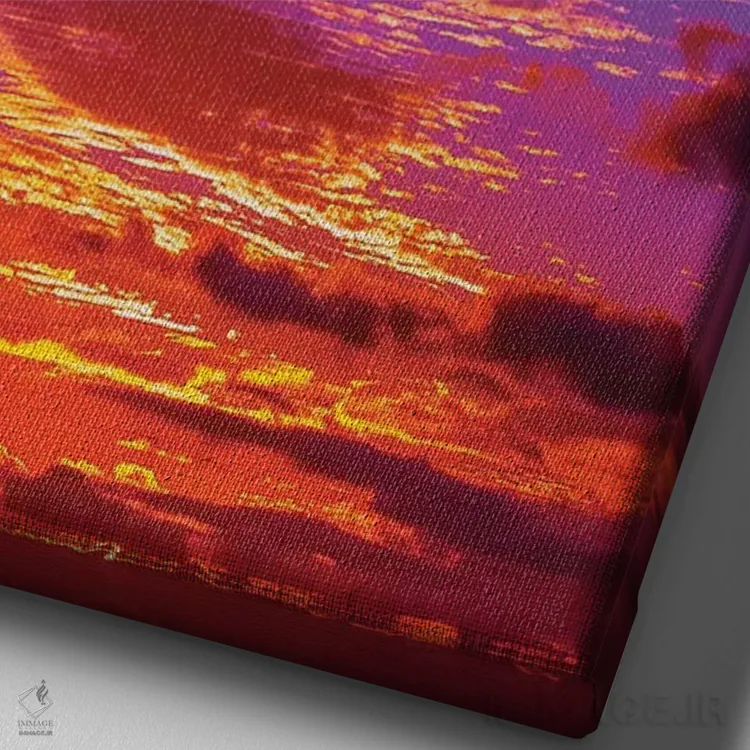 تابلو دکوراتیو الهام سوزان اثر نیتن هد - نمای نزدیک بافت بوم
