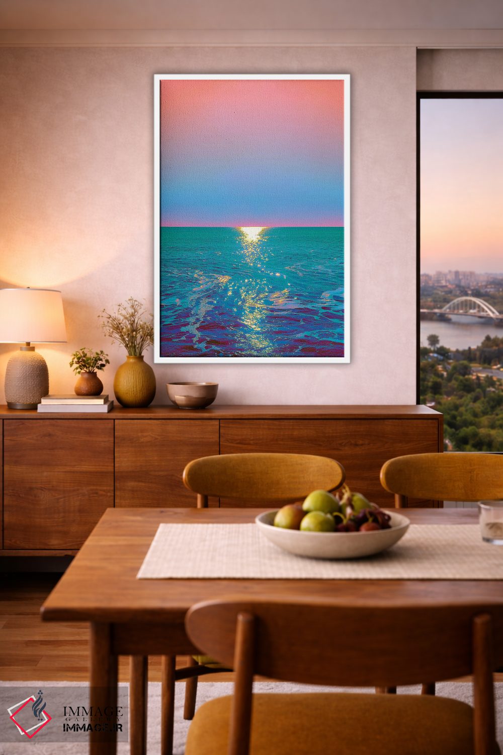 تابلو دکوراتیو افق کیهانی اثر نیتن هد - D6W