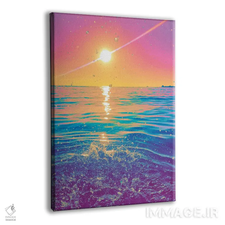 تابلو دکوراتیو آفتاب باران اثر نیتن هد - نمای پرسپکتیو محصول