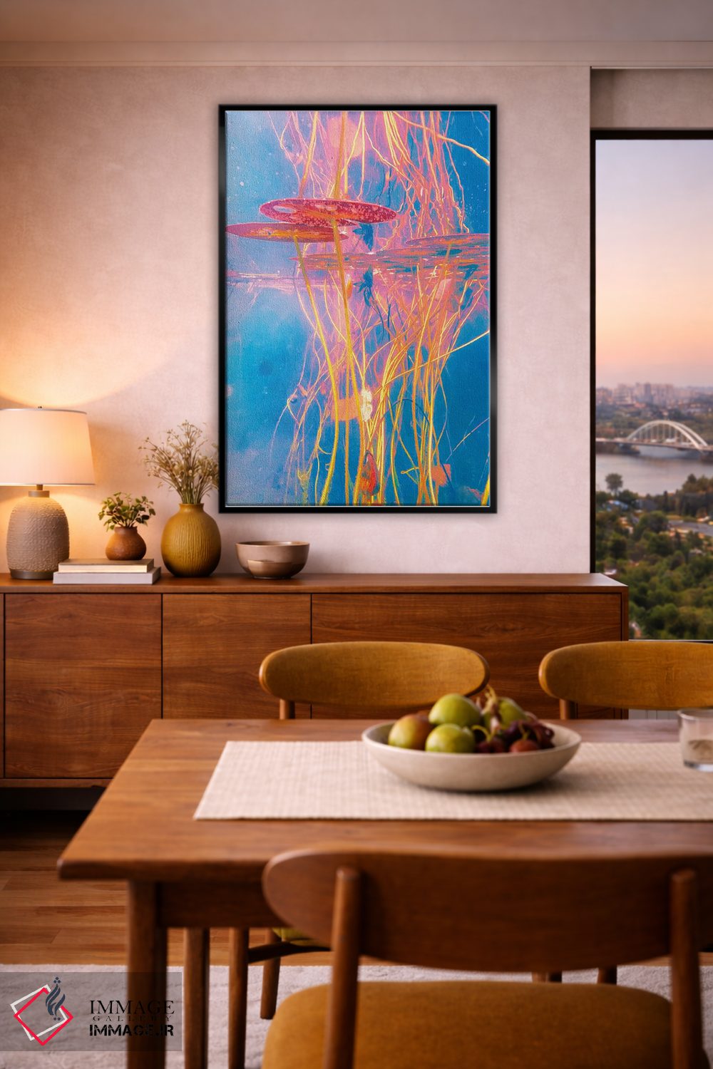 تابلو دکوراتیو اکوسیستماتیک اثر نیتن هد - D6B