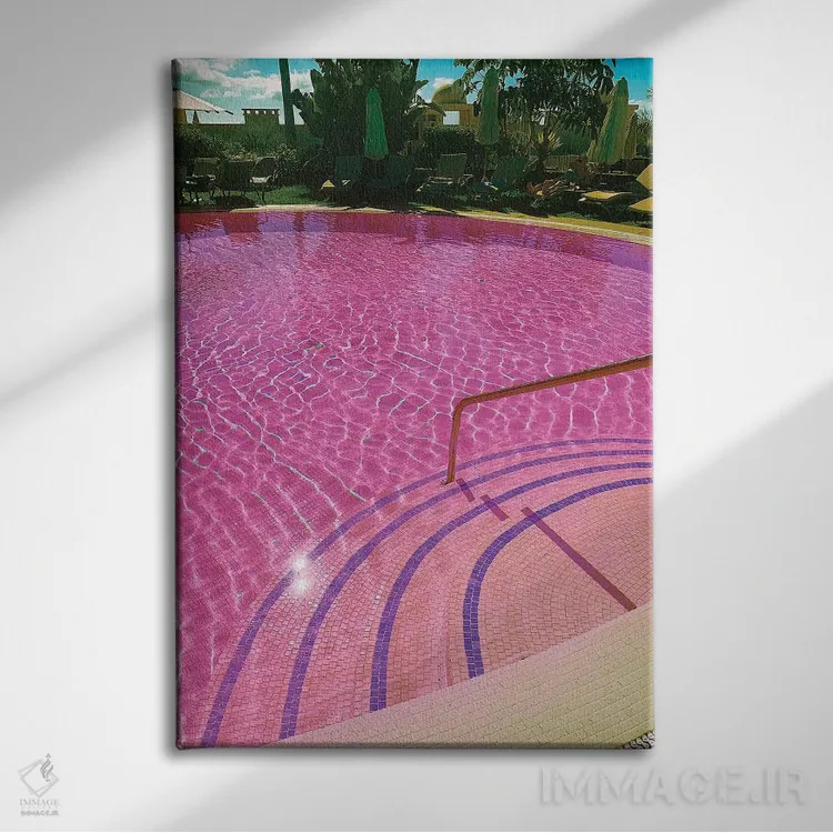 تابلو دکوراتیو نوستالژی تابستان اثر نیتن هد - نمای روبهرو روی دیوار