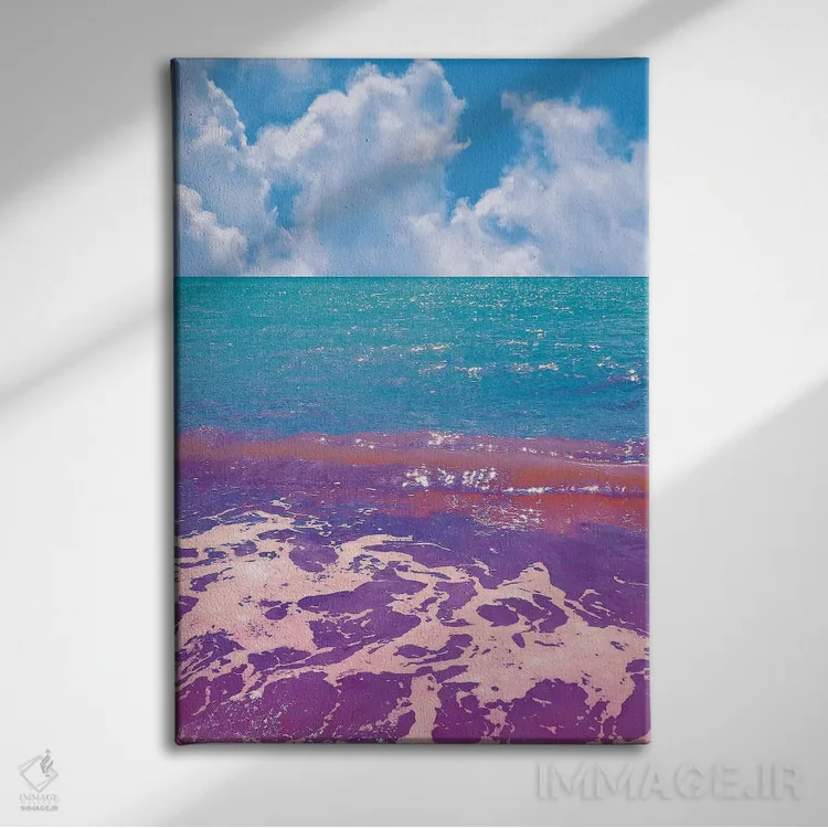 تابلو دکوراتیو سگ زوزه کش اثر نیتن هد - نمای روبهرو روی دیوار