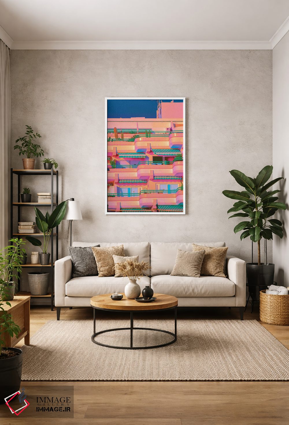 تابلو دکوراتیو قصر هلو اثر نیتن هد - D1W