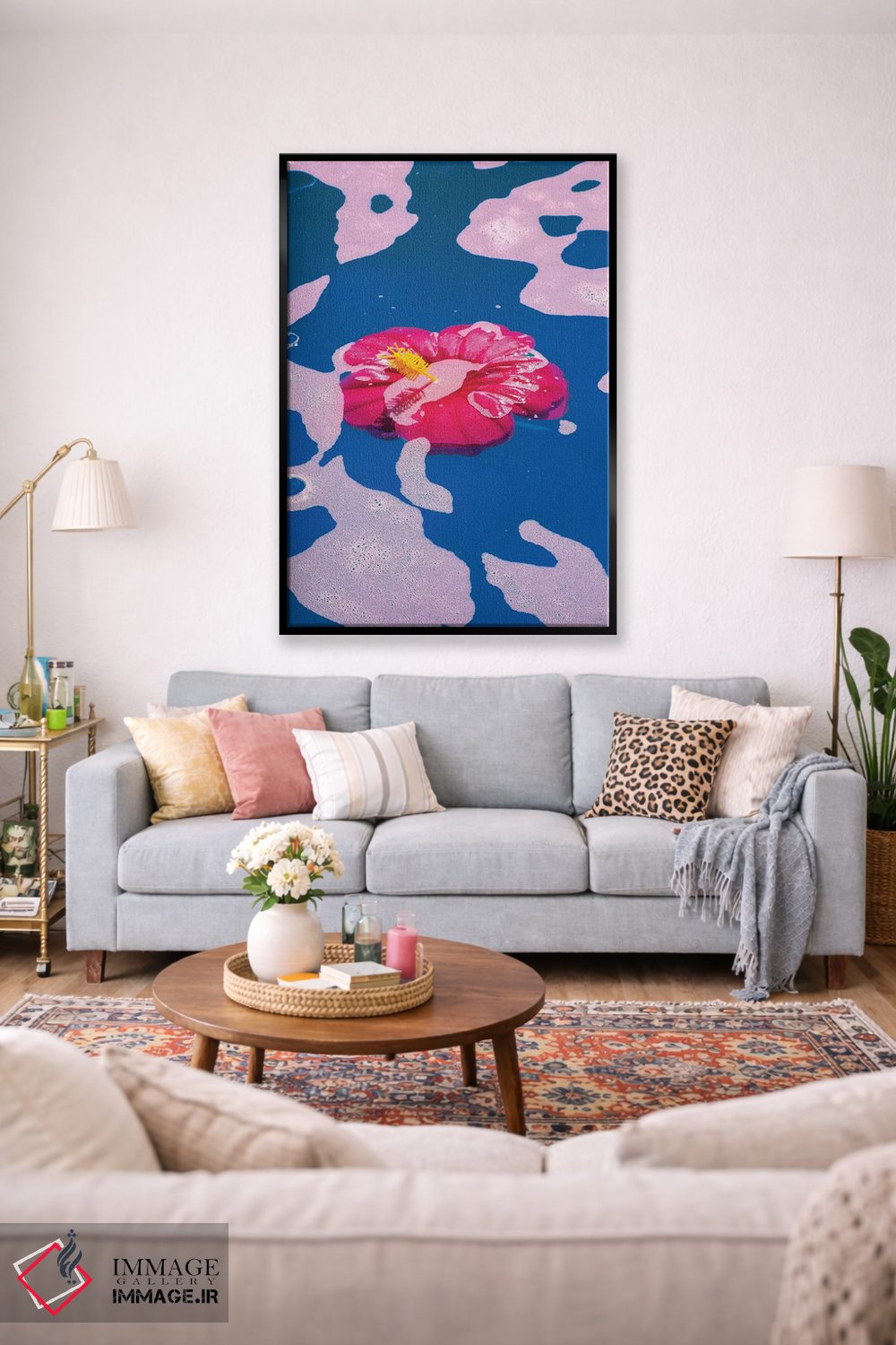 تابلو دکوراتیو رودخانه تنبل اثر نیتن هد - D1B