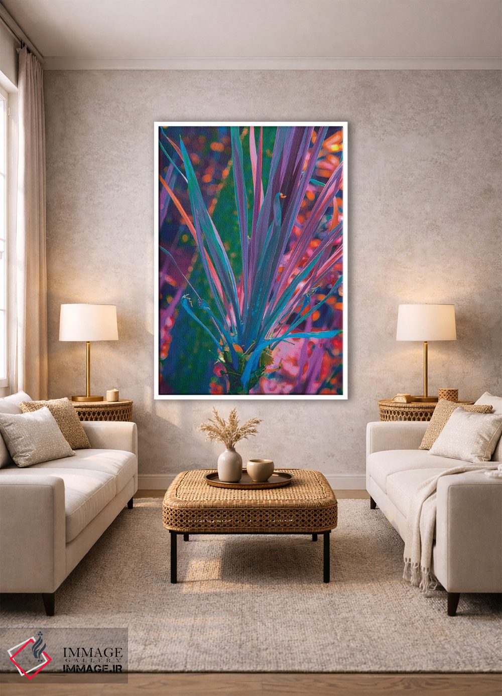 تابلو دکوراتیو شهاب سنگ منشوری اثر نیتن هد - D1W