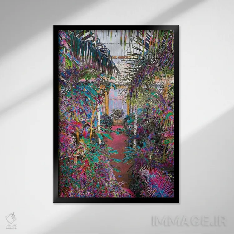 تابلو دکوراتیو جرقه تخیل اثر نیتن هد - نمای قابدار مشکی