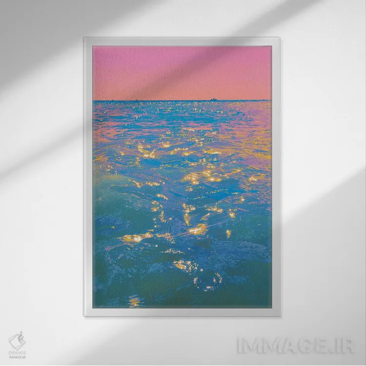 تابلو دکوراتیو صحنه آماده است اثر نیتن هد - نمای قابدار سفید