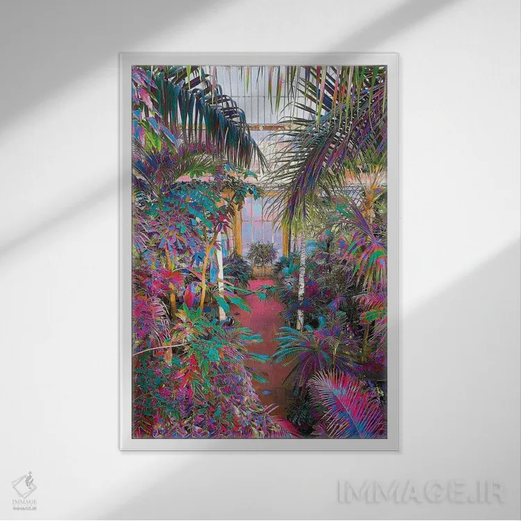 تابلو دکوراتیو جرقه تخیل اثر نیتن هد - نمای قابدار سفید