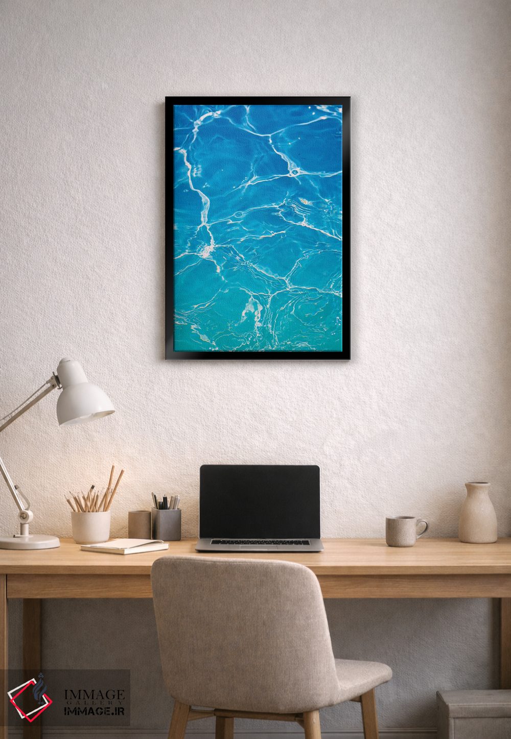 تابلو دکوراتیو رویای یاقوت کبود اثر نیتن هد - D2B