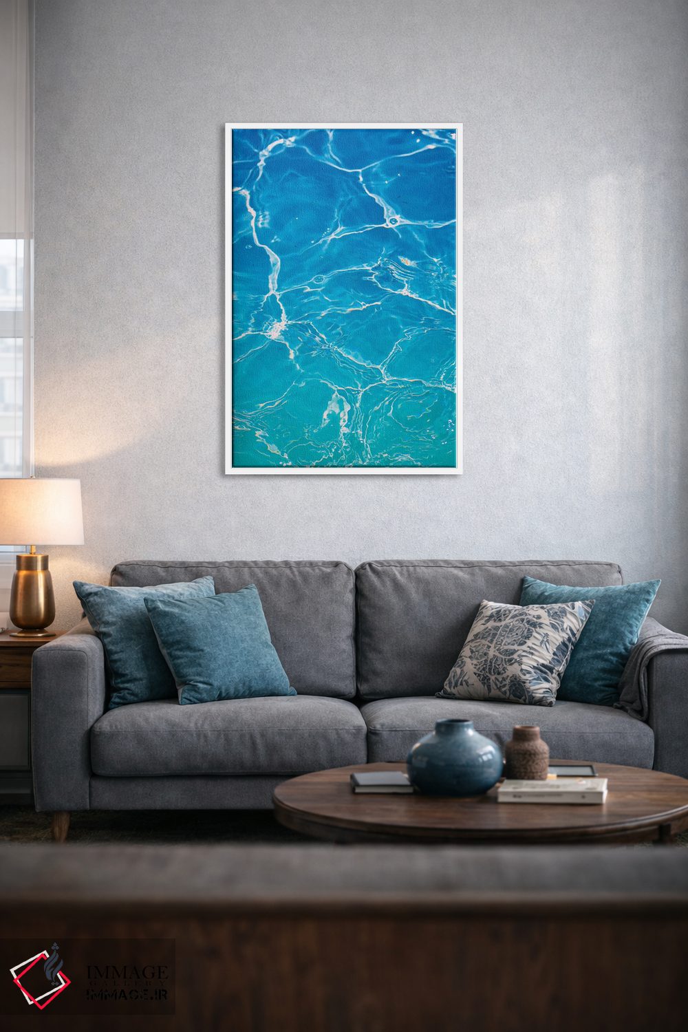 تابلو دکوراتیو رویای یاقوت کبود اثر نیتن هد - D4W