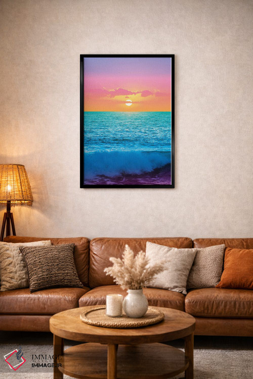 تابلو دکوراتیو خالص ترین شکل اثر نیتن هد - D3B