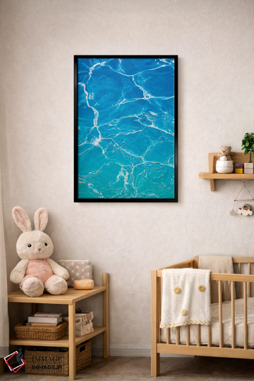 تابلو دکوراتیو رویای یاقوت کبود اثر نیتن هد - D5B